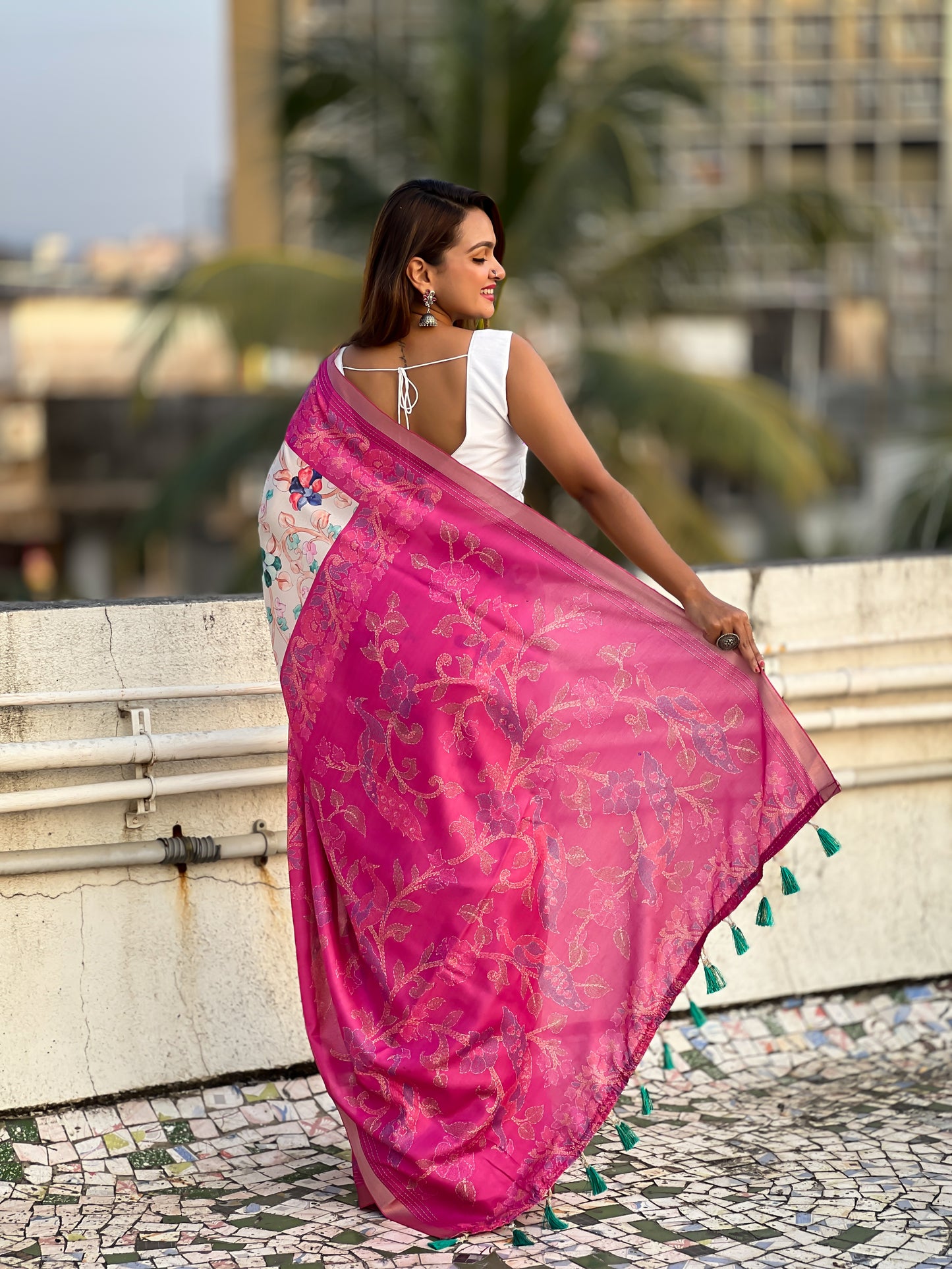 ISHITA KALAMKARI SILK SAREE