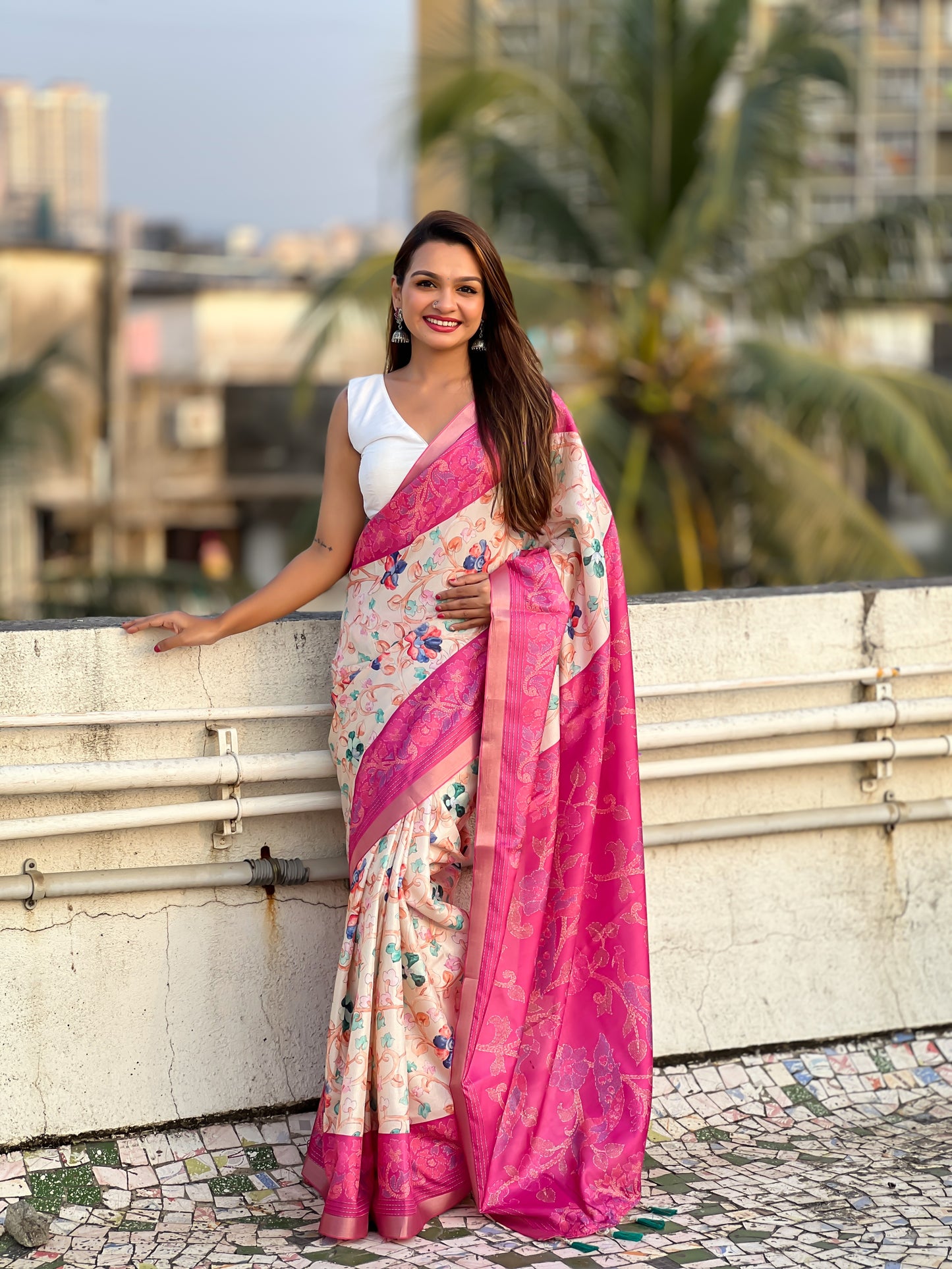 ISHITA KALAMKARI SILK SAREE