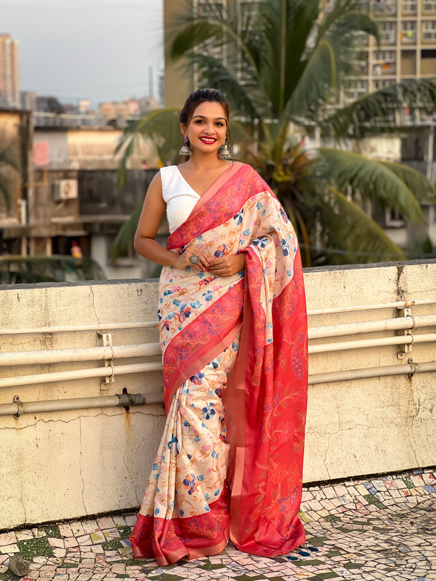 ISHITA KALAMKARI SILK SAREE