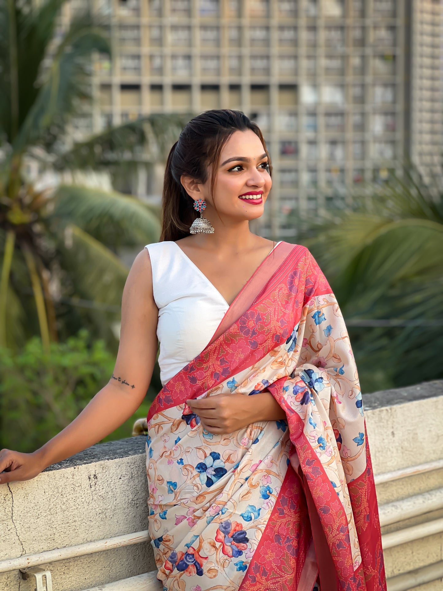 ISHITA KALAMKARI SILK SAREE