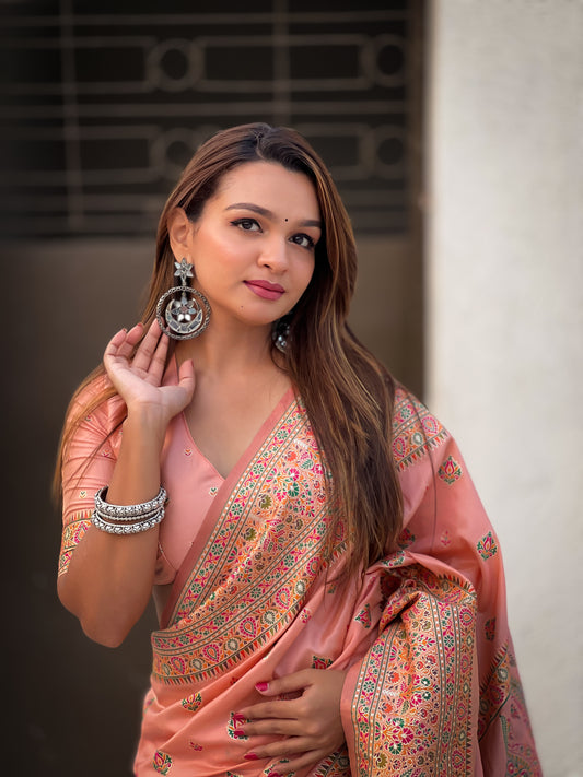 JASMINE  PASHMINA SAREE
