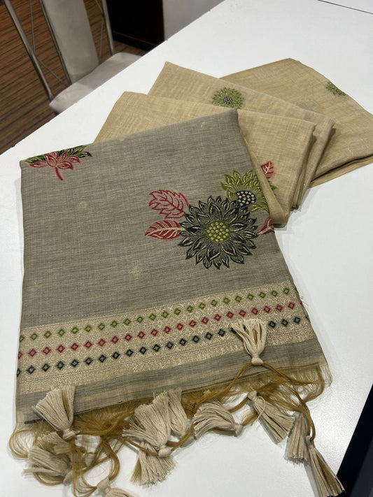 VAMIKA MUGA COTTON SAREE