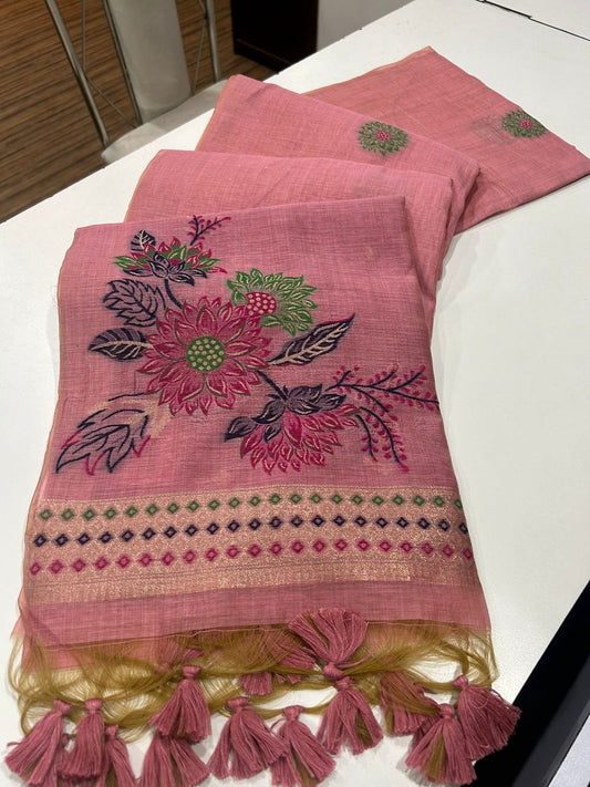VAMIKA MUGA COTTON SAREE