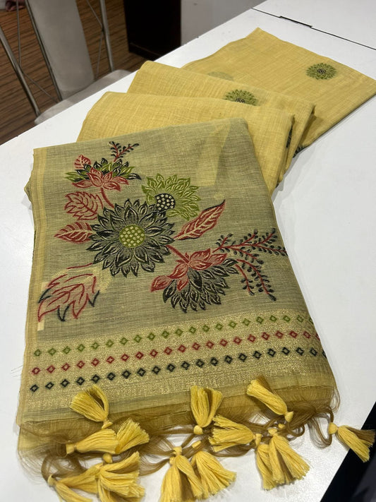 VAMIKA MUGA COTTON SAREE