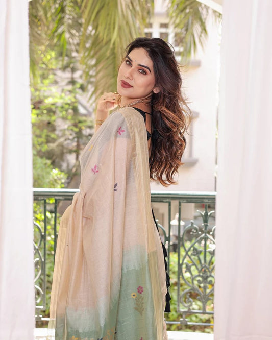 VAMIKA MUGA COTTON SAREE