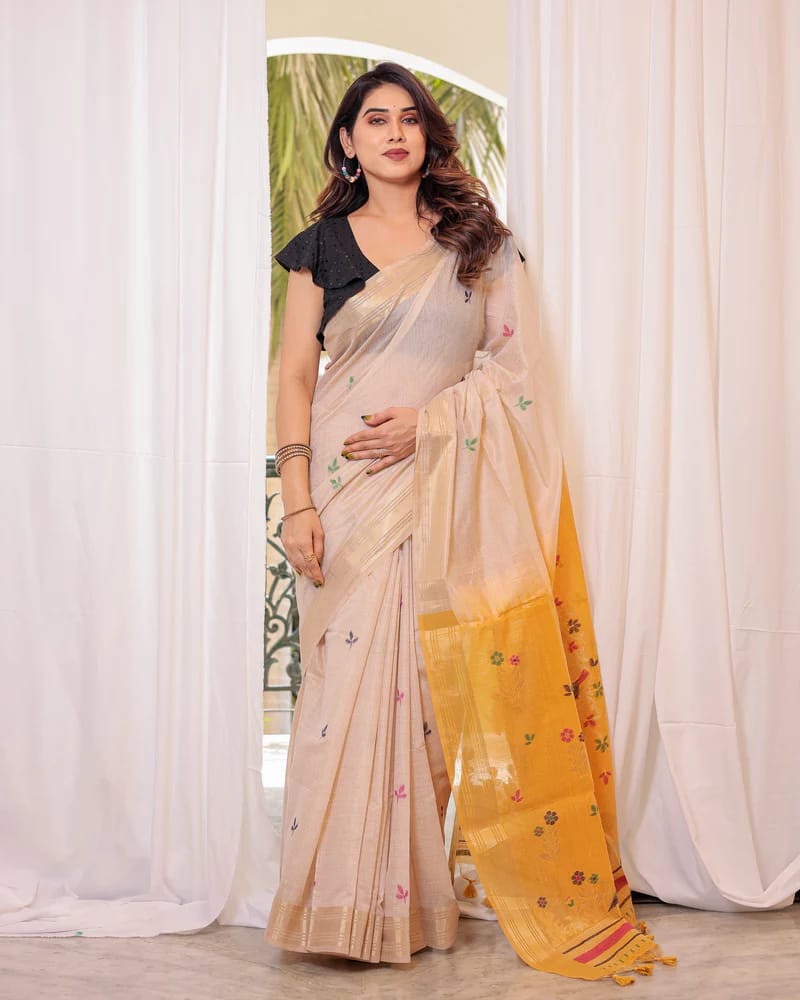VAMIKA MUGA COTTON SAREE