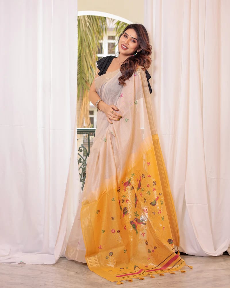 VAMIKA MUGA COTTON SAREE