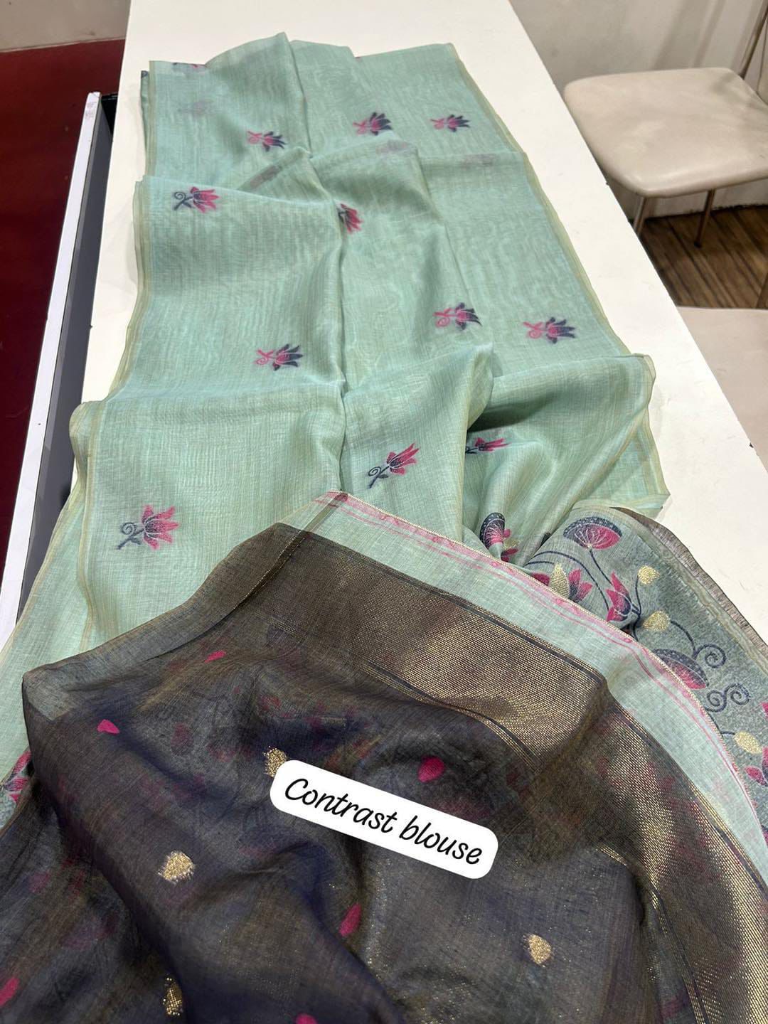 VAMIKA MUGA COTTON SAREE