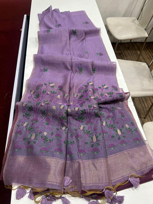 VAMIKA MUGA COTTON SAREE