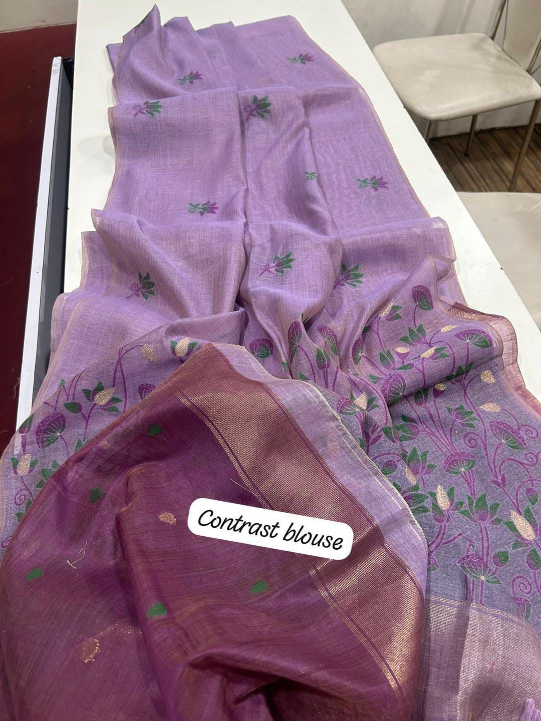 VAMIKA MUGA COTTON SAREE