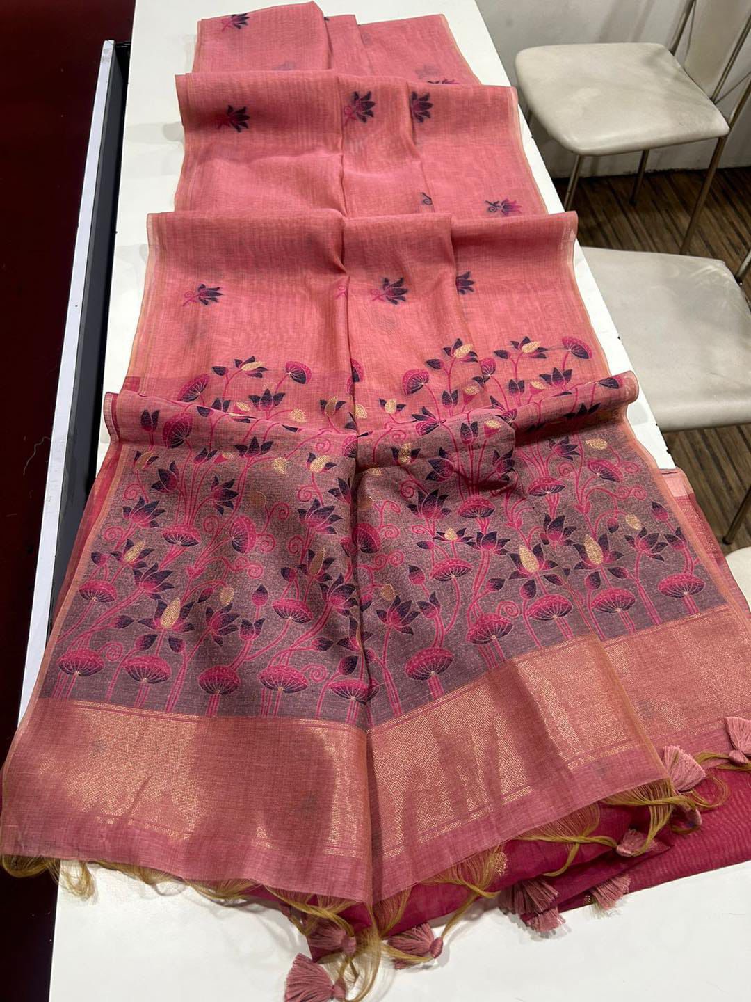 VAMIKA MUGA COTTON SAREE