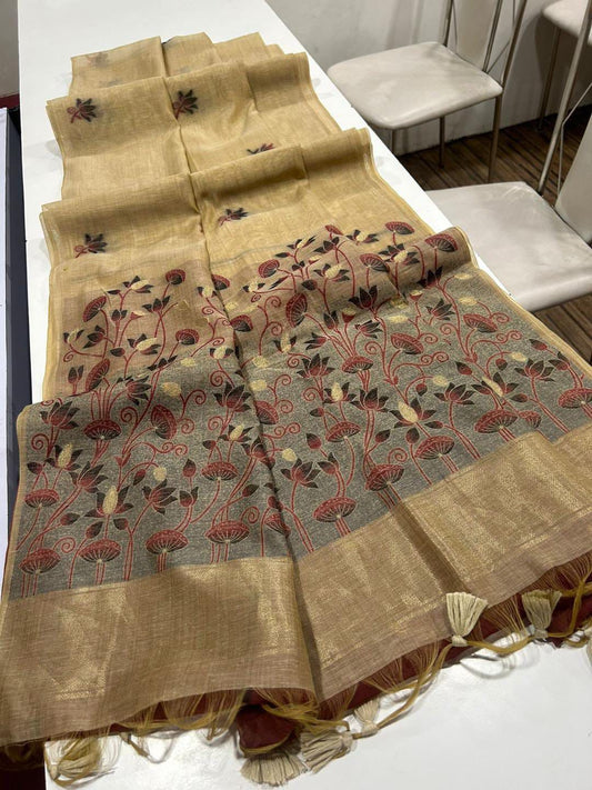 VAMIKA MUGA COTTON SAREE
