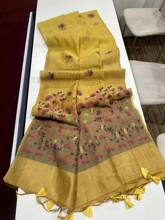 VAMIKA MUGA COTTON SAREE
