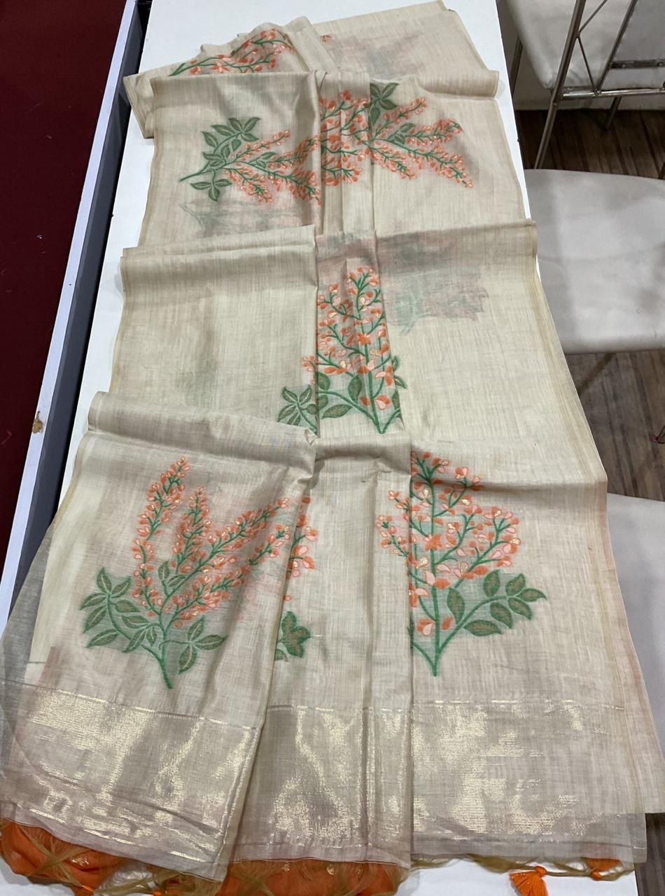 VAMIKA MUGA COTTON SAREE