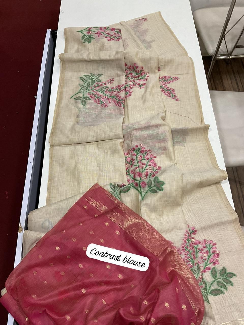 VAMIKA MUGA COTTON SAREE