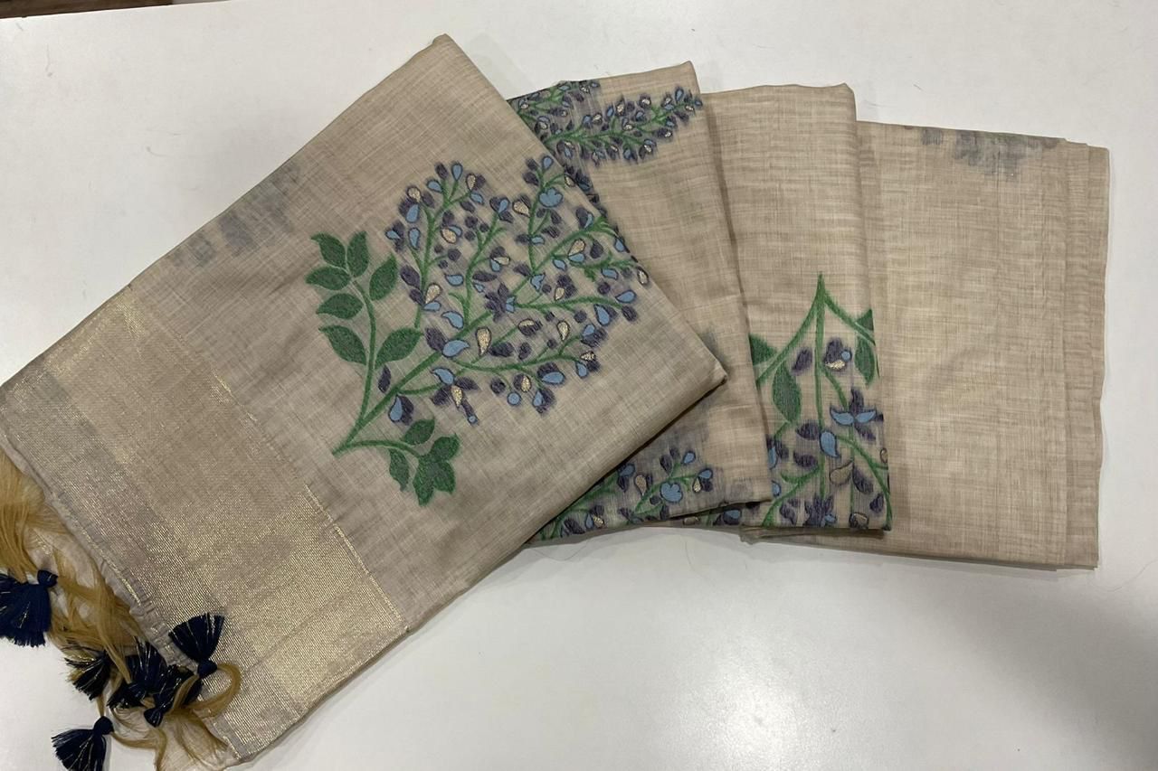 VAMIKA MUGA COTTON SAREE