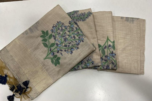 VAMIKA MUGA COTTON SAREE