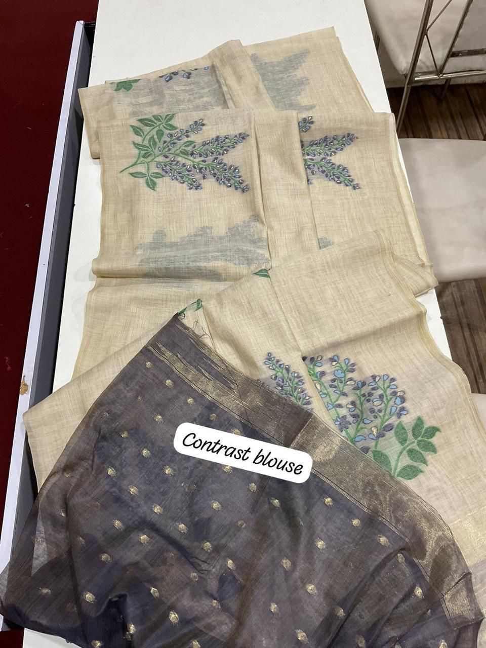 VAMIKA MUGA COTTON SAREE