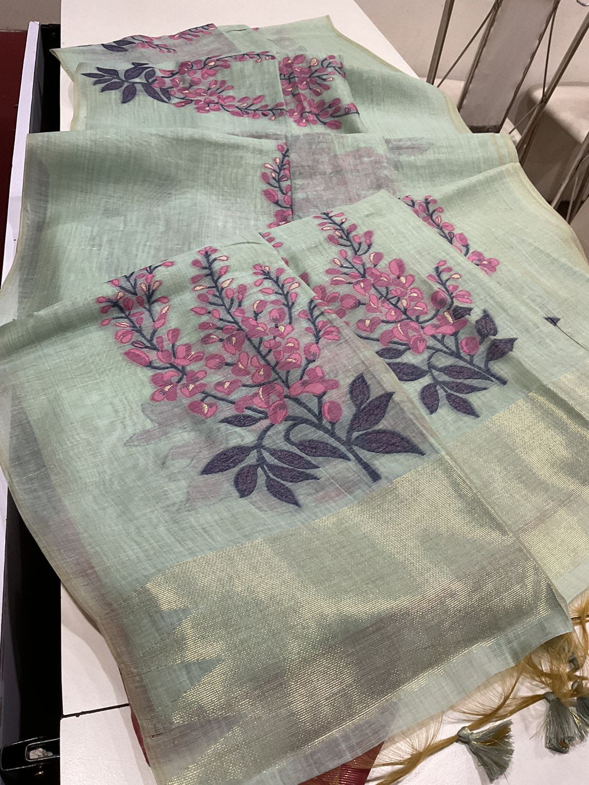 VAMIKA MUGA COTTON SAREE