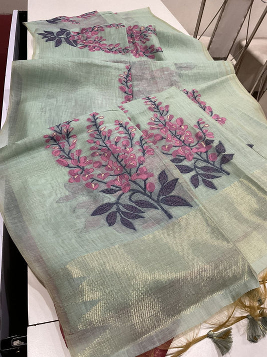 VAMIKA MUGA COTTON SAREE