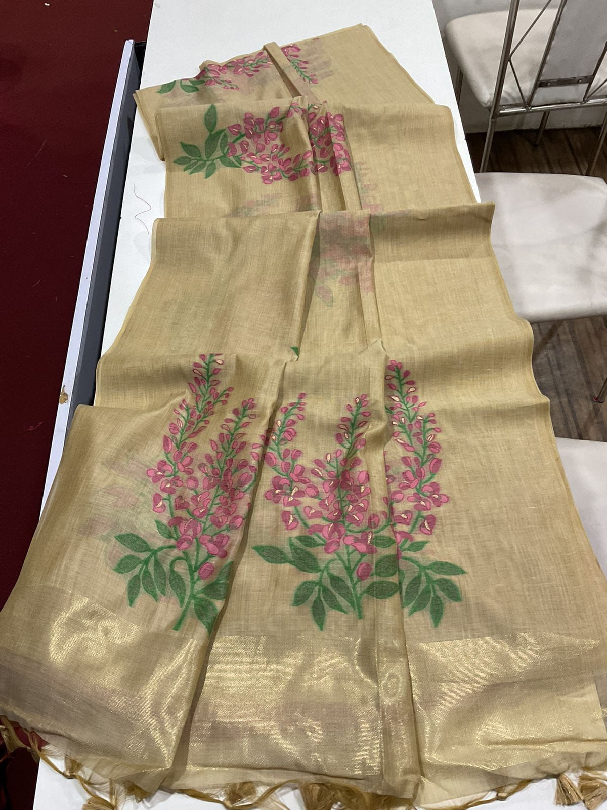 VAMIKA MUGA COTTON SAREE