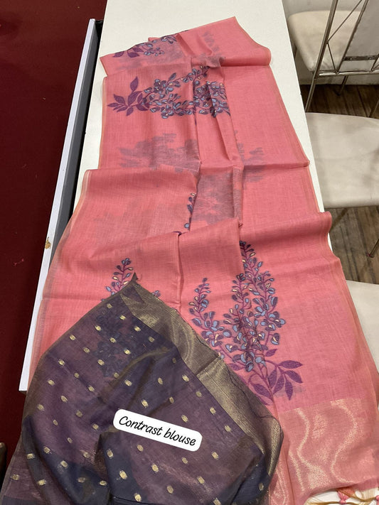 VAMIKA MUGA COTTON SAREE