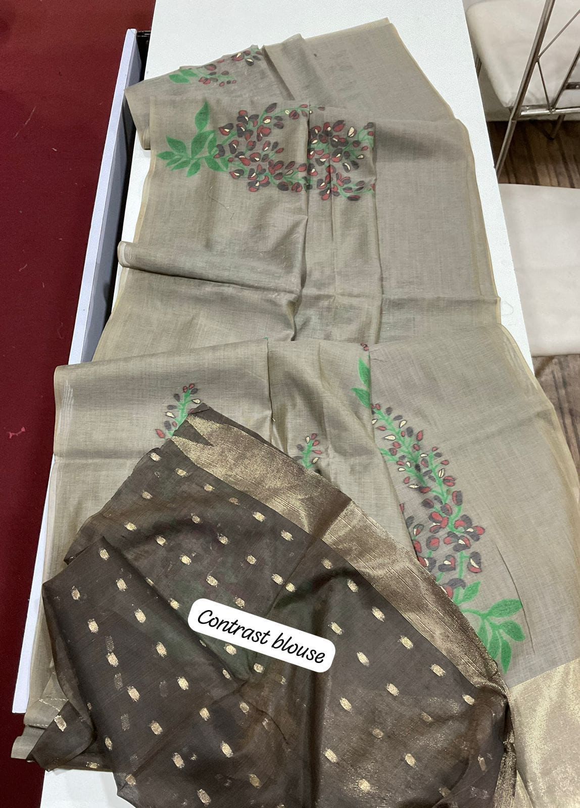 VAMIKA MUGA COTTON SAREE