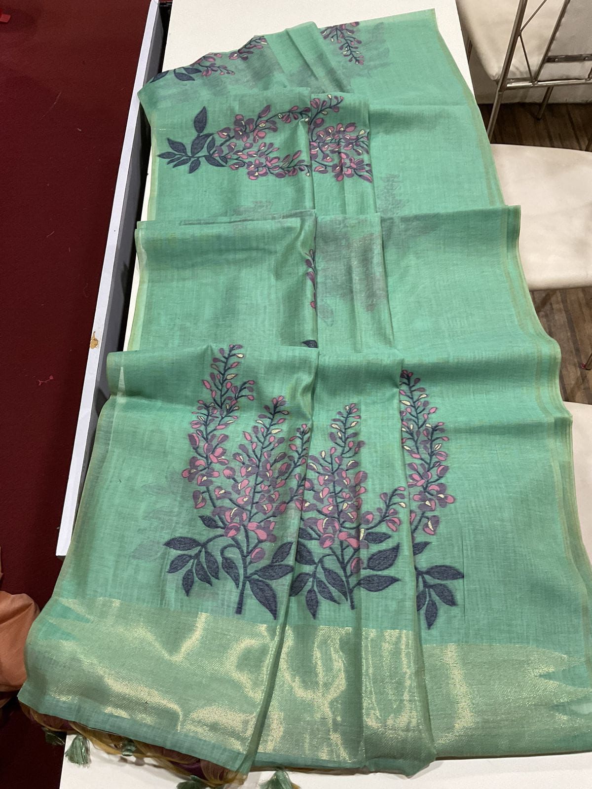 VAMIKA MUGA COTTON SAREE