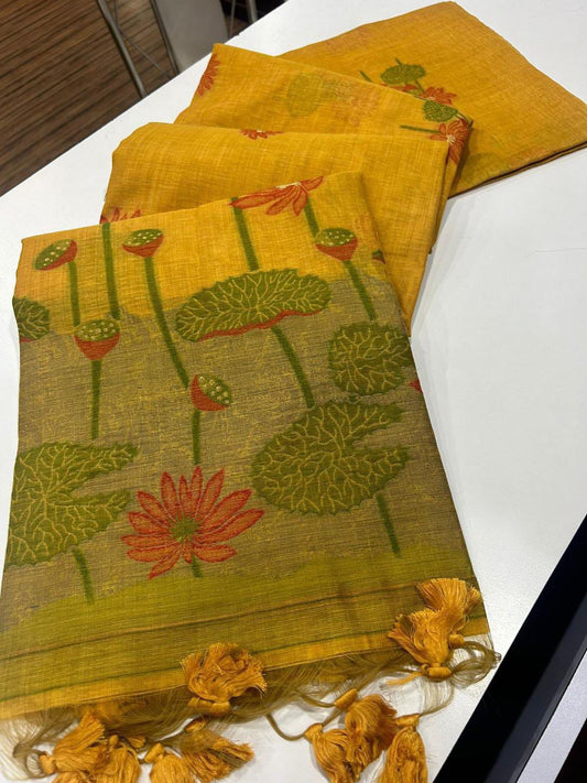 VAMIKA MUGA COTTON SAREE