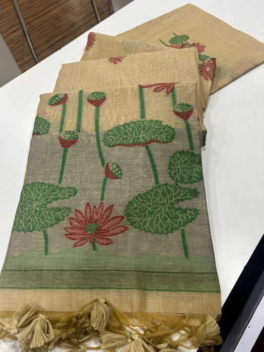 VAMIKA MUGA COTTON SAREE