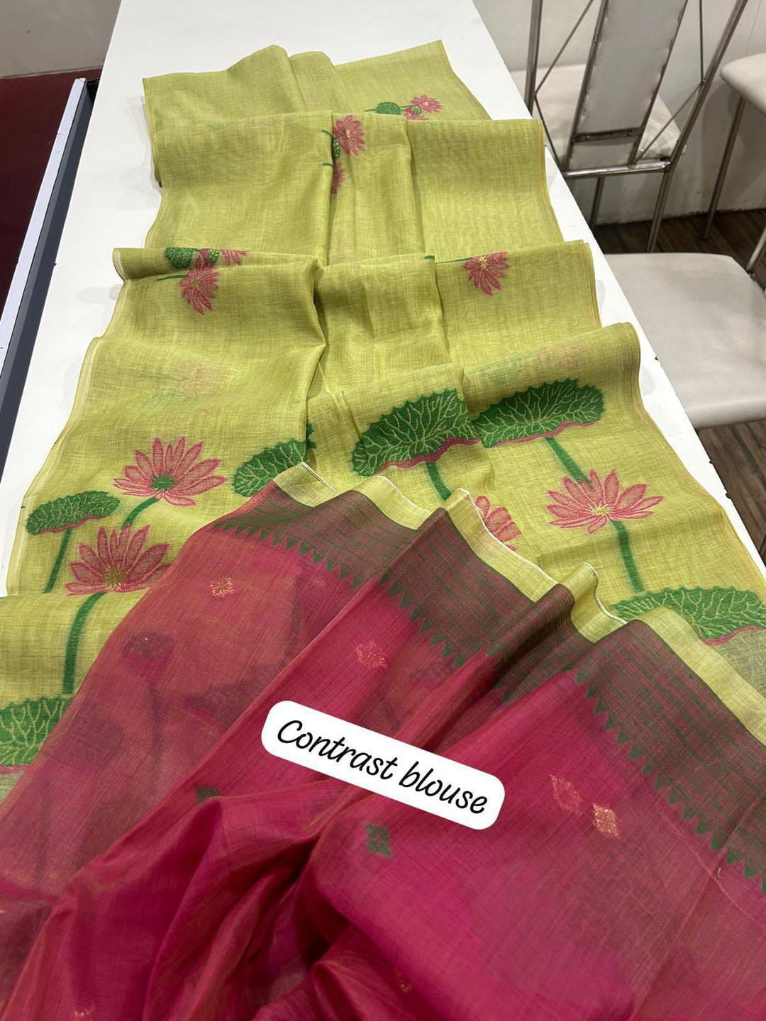 VAMIKA MUGA COTTON SAREE