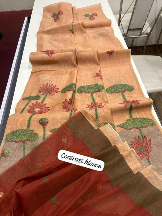 VAMIKA MUGA COTTON SAREE