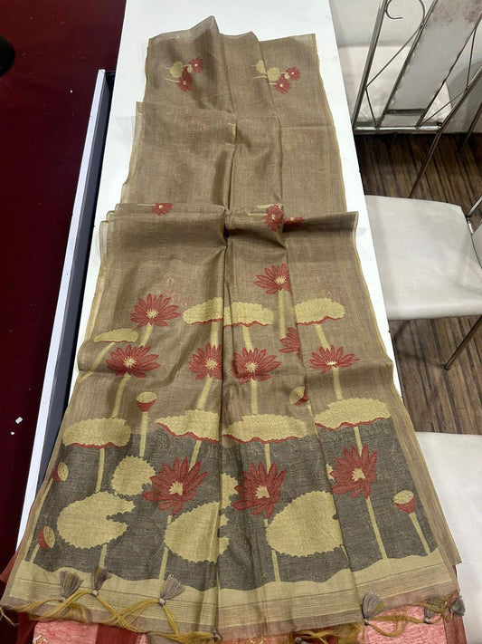 VAMIKA MUGA COTTON SAREE