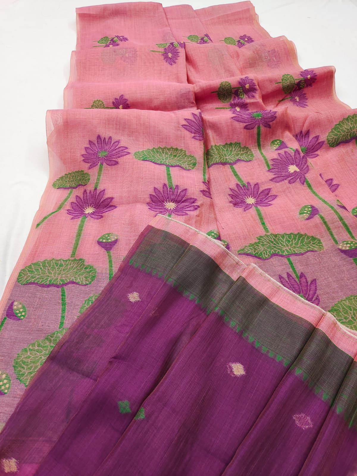 VAMIKA MUGA COTTON SAREE