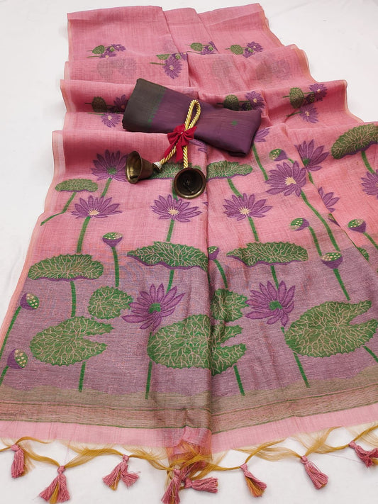 VAMIKA MUGA COTTON SAREE