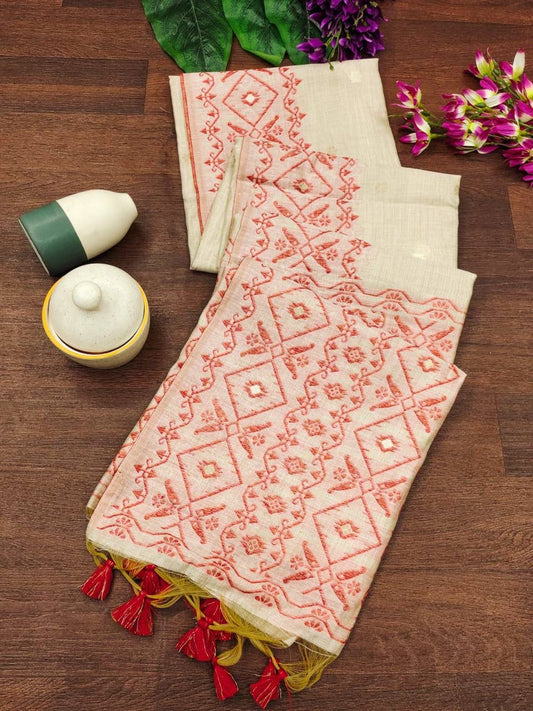 VAMIKA MUGA COTTON SAREE