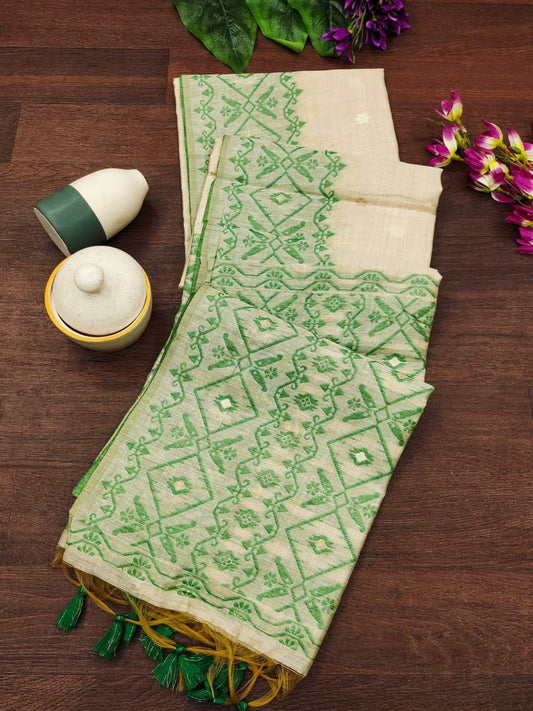VAMIKA MUGA COTTON SAREE