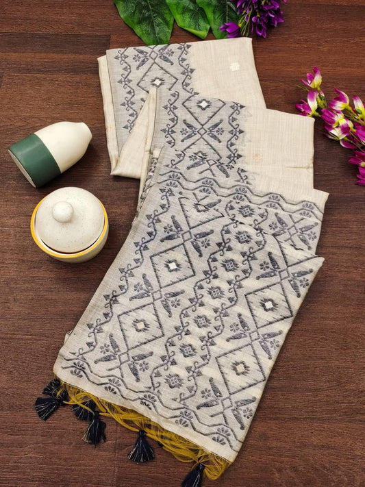 VAMIKA MUGA COTTON SAREE