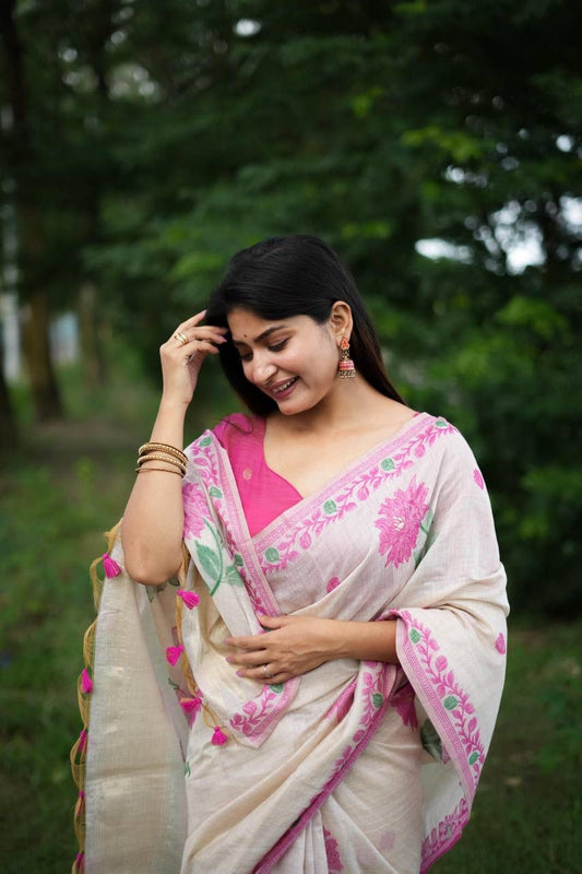 VAMIKA MUGA COTTON SAREE