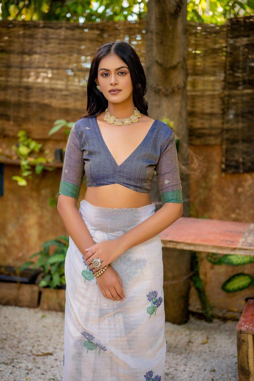 VAMIKA MUGA COTTON SAREE