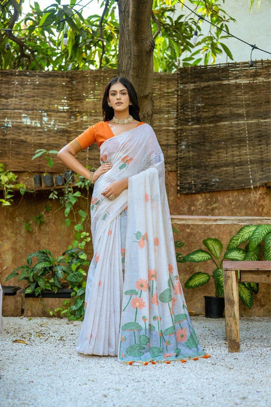 VAMIKA MUGA COTTON SAREE