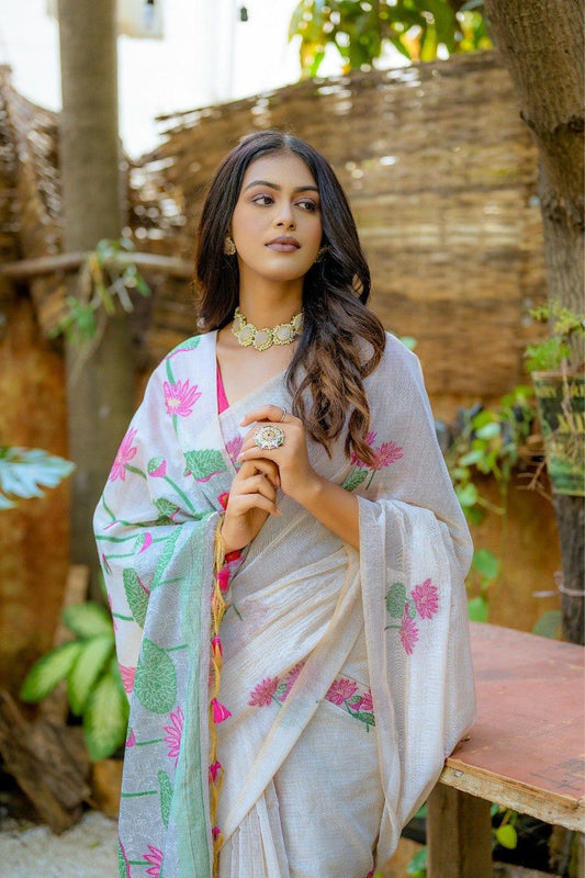 VAMIKA MUGA COTTON SAREE