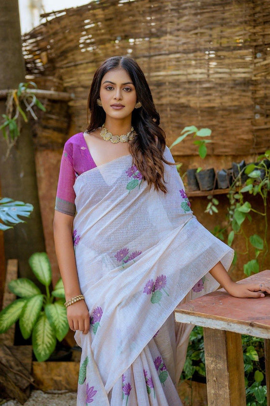 VAMIKA MUGA COTTON SAREE