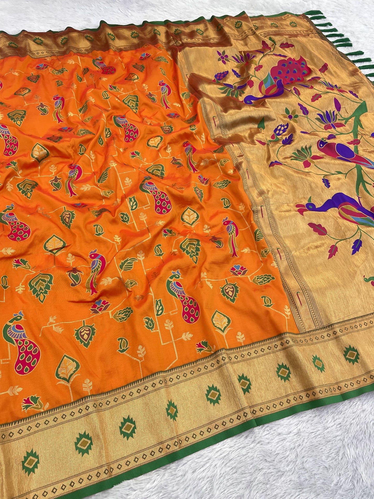 PEACOCK JAAL PAITHANI