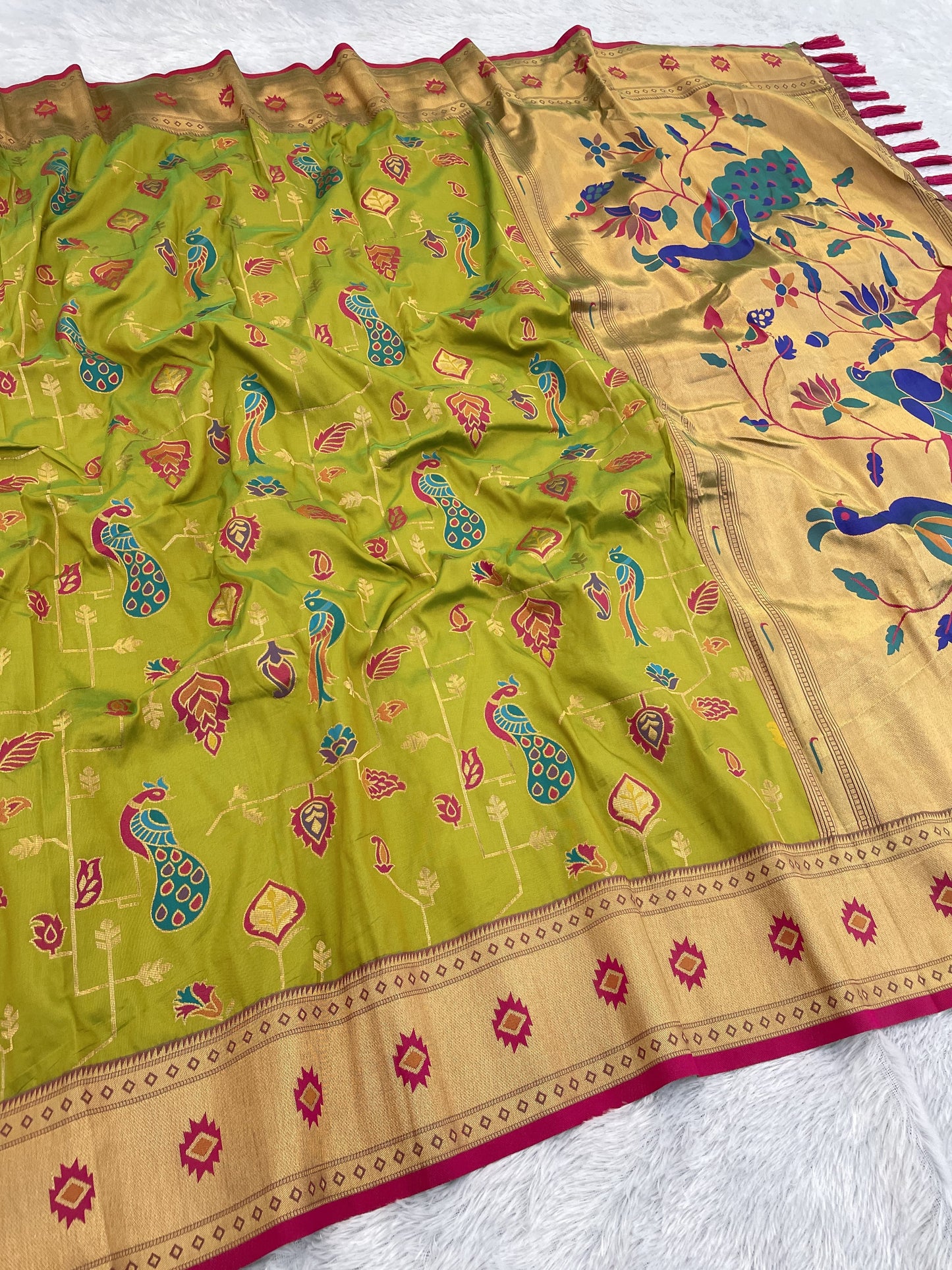PEACOCK JAAL PAITHANI