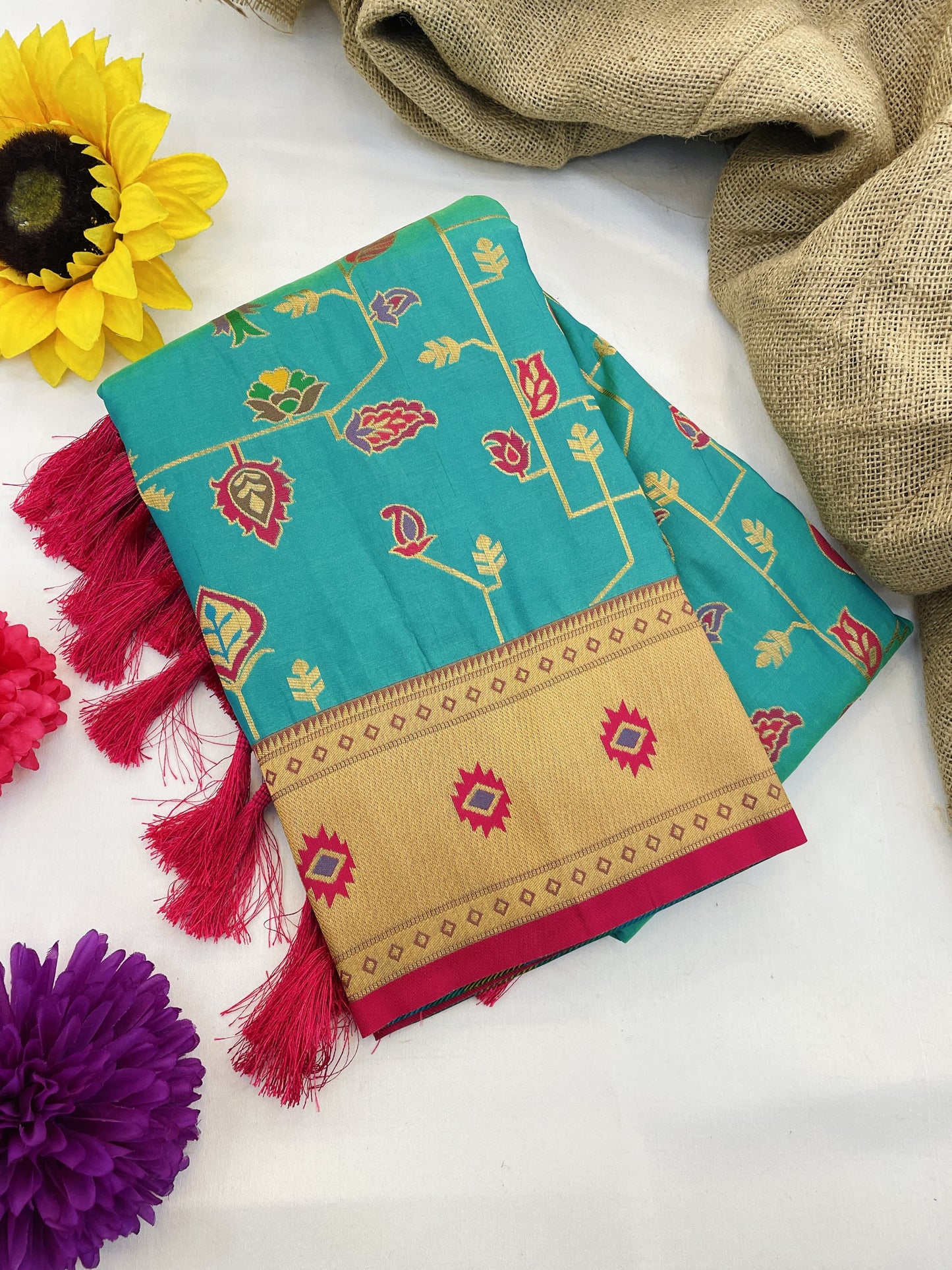 PEACOCK JAAL PAITHANI