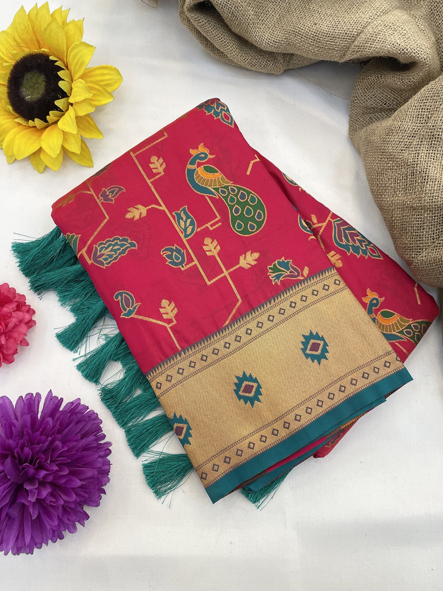 PEACOCK JAAL PAITHANI