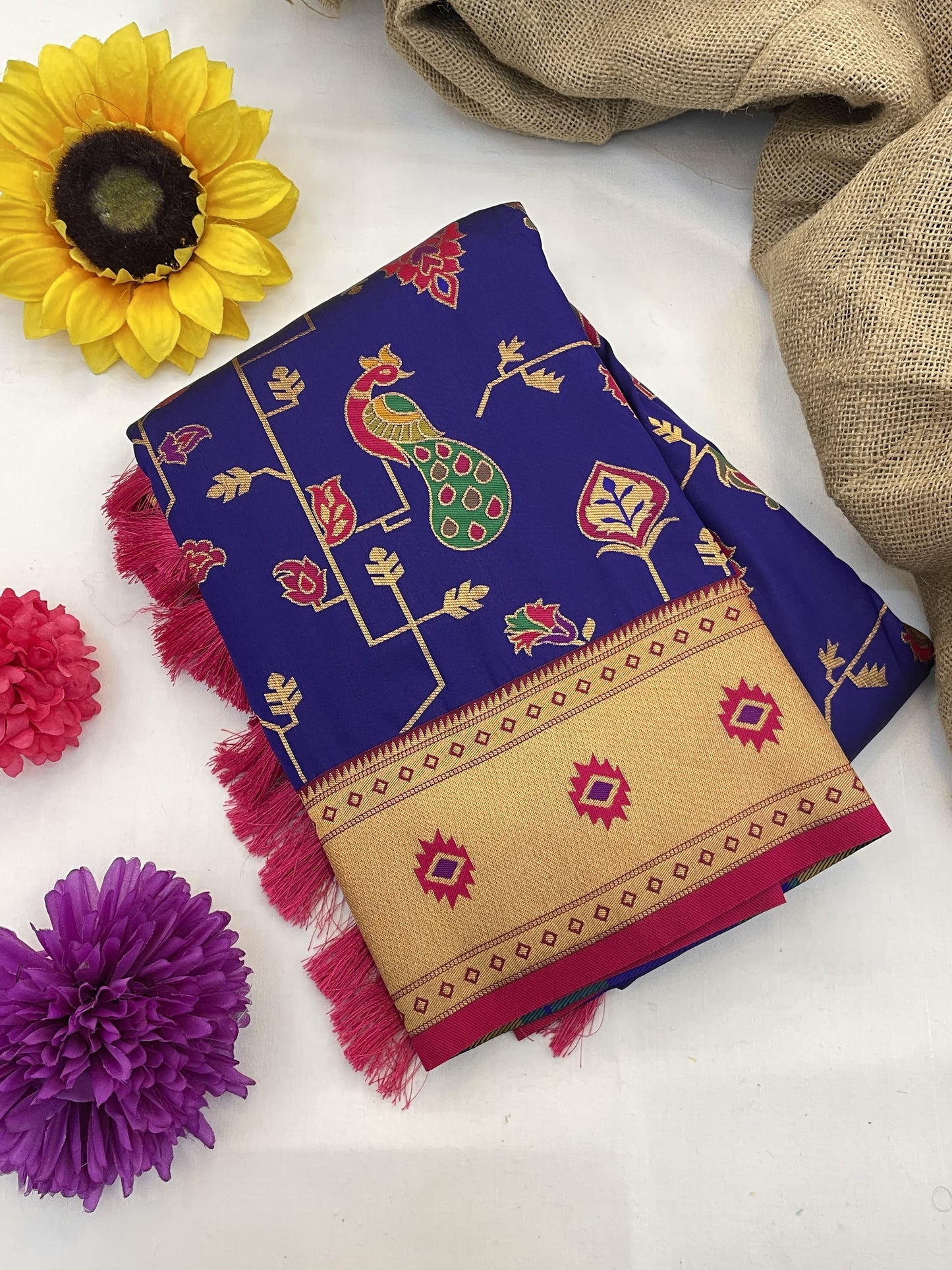 PEACOCK JAAL PAITHANI