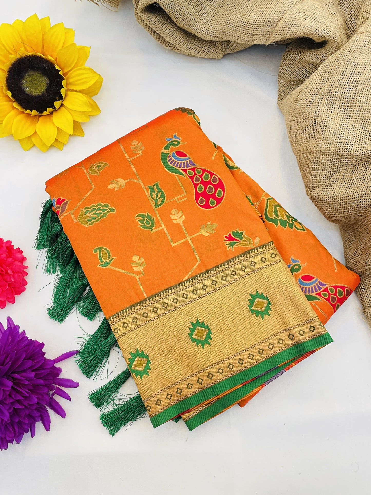 PEACOCK JAAL PAITHANI