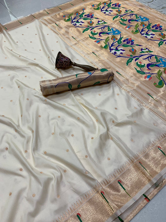 Tanisha Gold Zari Paithani